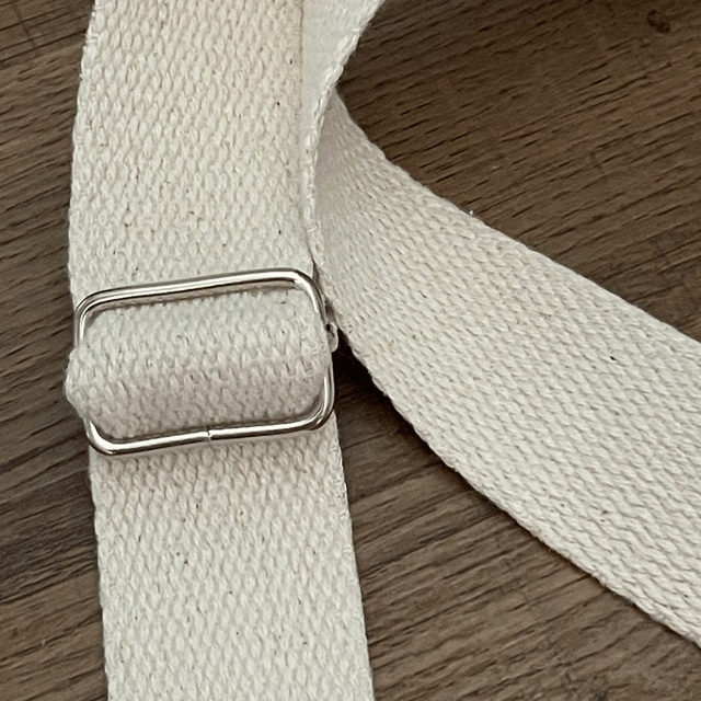 Sac rond vichy beige