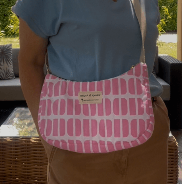 Sac baguette rose