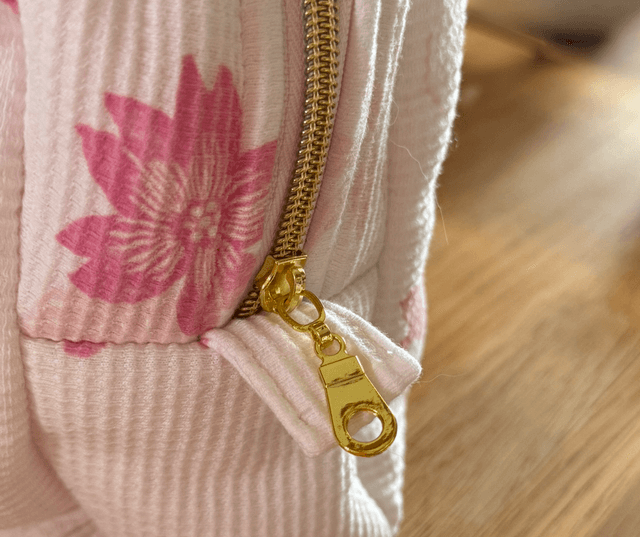 Trousse de toilette florale 