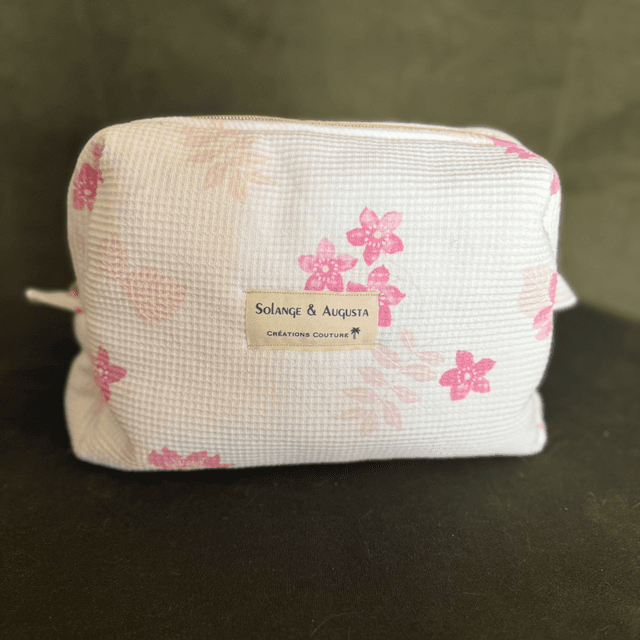 Trousse de toilette florale 